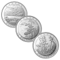2015 Canadian $15 Artwork by Franklin Carmichael - Fine Silver 3-Coin Set