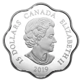 2019 Canadian $15 Lunar Lotus: Year of the Pig Scallop-shaped Silver Coin