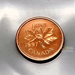1997 Canada 1-Cent Maple Leaf Penny Proof-like (PL) Coin