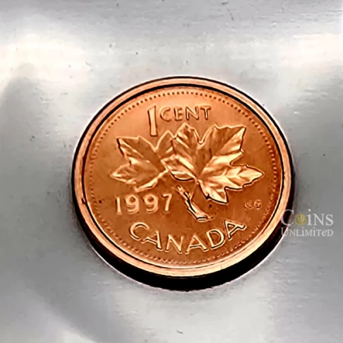 1997 Canada 1-Cent Maple Leaf Penny Proof-like (PL) Coin