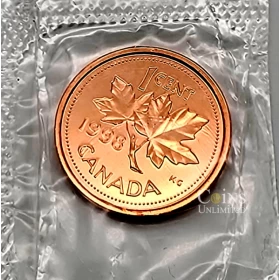 1998-W Canada 1-Cent Maple Leaf Penny Proof-like (PL) Coin