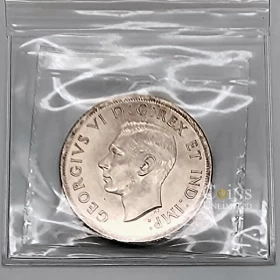 1937 Canada $1 Voyageur Silver Dollar Coin ICCS Graded AU-58