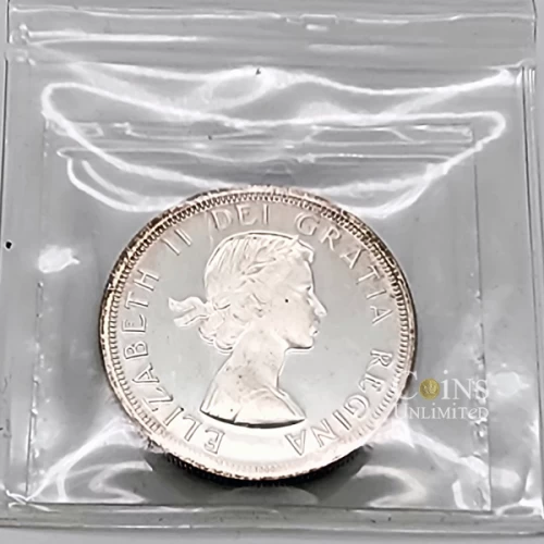 1954 HEAVY CAMEO Canada $1 Voyageur Silver Dollar Coin ICCS Graded PL-65