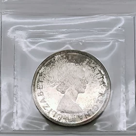1956 CAMEO Canada $1 Voyageur Silver Dollar Coin ICCS Graded PL-65