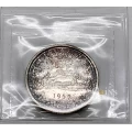 1955 Canada $1 Voyageur Silver Dollar ICCS Graded Coin PL-65