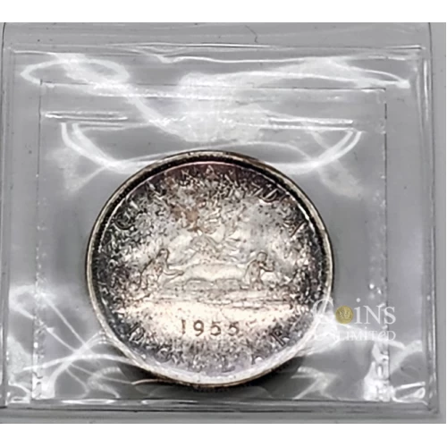 1955 Canada $1 Voyageur Silver Dollar ICCS Graded Coin PL-65