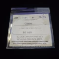 1964 Cameo Canada $1 Voyageur Silver Dollar Coin ICCS Graded PL-63