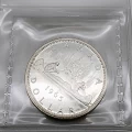 1965 Canadian $1 Voyageur Silver Dollar Coin ICCS Graded PL-64 SmBds Ptd 5 Cameo