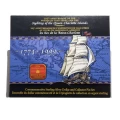 1999 (1774-) Canadian $1 Voyage of Juan Perez 225th Anniv Dollar and Pin Set