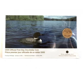 2005 Canada $1: Official First Day Coin Set