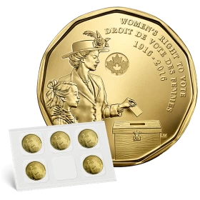 2016 Canadian $1 Women's Right to Vote Centennial 5-Coin Circulation Pack