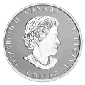 2021 Canadian $1 Lady Peace PAX Proof Silver Dollar Coin-minor spot in front of ear