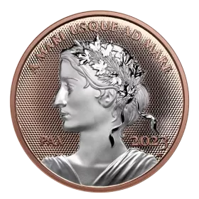 2023 Canadian $1 Peace Dollar - 1 oz Fine Silver Rose Gold Plated Coin