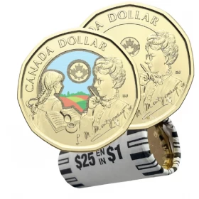 2024 Canada $1 Birth of L. M. Montgomery 150th Anniversary Loonie Original Mixed Coin Roll