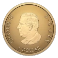 2026 (1996-) Canada $1 30th Anniversary of Canada’s Arboreal Emblem - 0.5 g Pure Gold Coin
