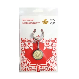 2026 Canada $1 Lucky Loonie in Keychain