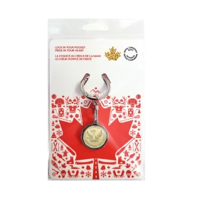 2026 Canada $1 Lucky Loonie in Keychain