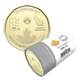 2026 Canada $1 FIFA World Cup 2026ᵀᴹ Non-Colourized Special Wrap Roll