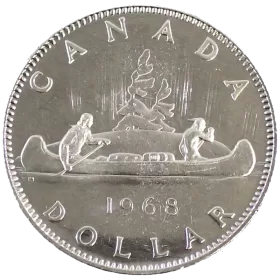 1968 Canadian $1 Voyageur Dollar Coin (Proof Like)