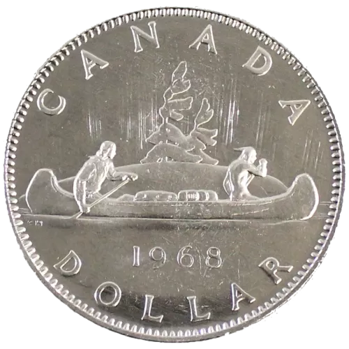 1968 Canadian $1 Voyageur Dollar Coin (Proof Like)