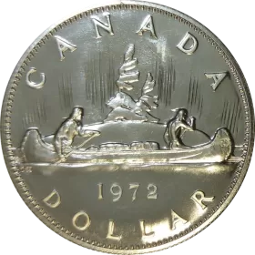 1972 Canadian $1 Voyageur Dollar Coin (Proof Like)