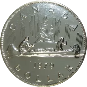 1979 Canadian $1 Voyageur Dollar Coin (Proof Like)