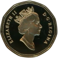 1994 Canadian $1 Common Loon Dollar Proof Coin