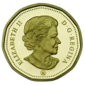 2007 Canadian $1 Common Loon Dollar Proof Coin
