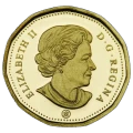 2010 Canadian $1 Common Loon Dollar Proof Coin