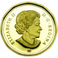 2011 Canadian $1 Common Loon Dollar Proof Coin