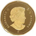 2013 Canadian $1 Common Loon Dollar Proof Coin