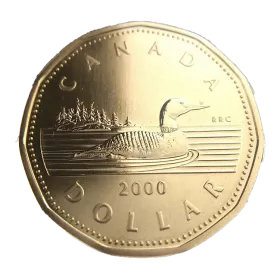 2000 Canadian $1 Common Loon Dollar Specimen Coin