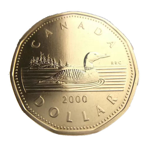 2000 Canadian $1 Common Loon Dollar Specimen Coin