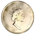 2002 (1952-) Canadian $1 15th Anniversary of the Loon Dollar Specimen Coin