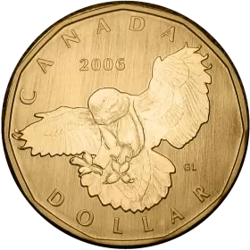 2006 Canadian $1 Snowy Owl Dollar Specimen Coin