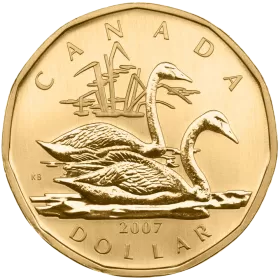 2007 Canadian $1 Trumpeter Swan Dollar Specimen Coin