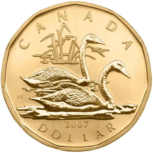 2007 Canadian $1 Trumpeter Swan Dollar Specimen Coin