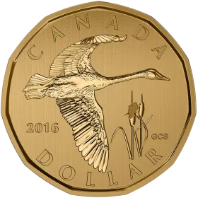 2016 Canadian $1 Tundra Swan Dollar Specimen Coin