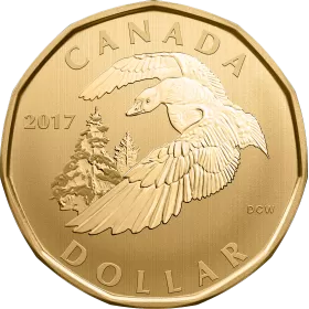 2017 Canadian $1 Snow Goose Dollar Specimen Coin