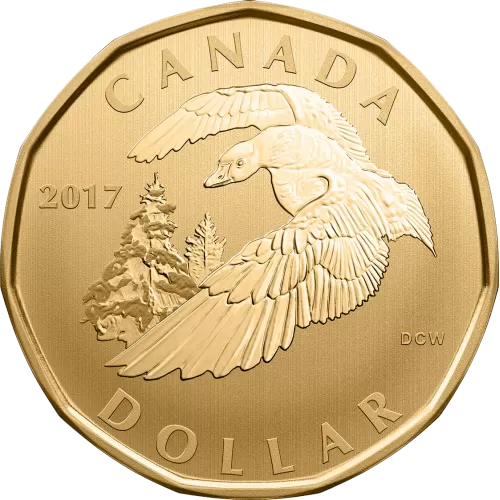 2017 Canadian $1 Snow Goose Dollar Specimen Coin