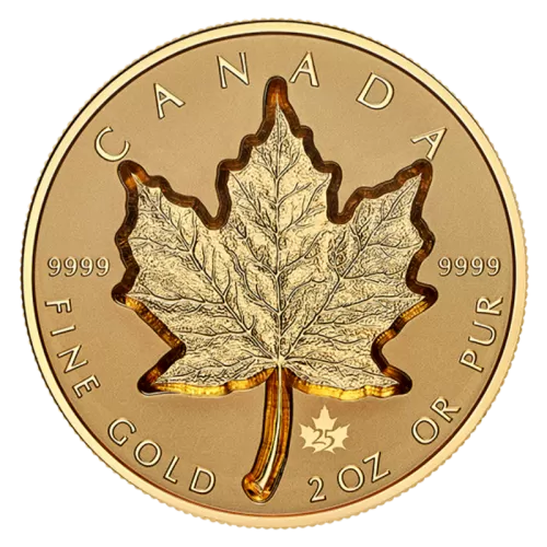 2022 Canadian $200 Super Incuse Gold Maple Leaf - 2 oz Pure Gold Coin