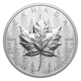 2024 Canadian $20 Ultra-High Relief Silver Maple Leaf - 1 oz Fine Silver Coin SML