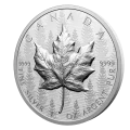 2024 Canadian $20 Ultra-High Relief Silver Maple Leaf - 1 oz Fine Silver Coin SML