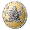 2025 Canada $200 Crown Jewels Series: Williamson Diamond Brooch Pure Gold with Tourmaline and Diamonds Coin