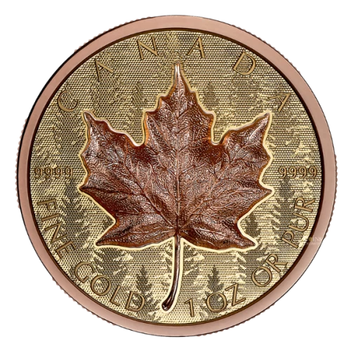2025 Canada $200 Gold Maple Leaf – Pure Gold Ultra-High Relief 1 oz Pure Gold Coin