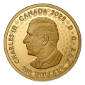 2025 Canada $200 Great Hunters: Grey Wolf - Pure Gold Coin (Ultra-High Relief) - No COA or box (coin in capsule only)