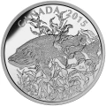 2015 Canada $20 North American Sportfish: 4-Coin 1 oz Fine Silver Set in Presentation Box