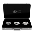 2016 Canadian $20 Aircraft of the First World War - 1 oz Fine Silver 3-Coin Set