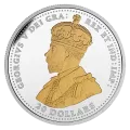 2018 (1918-) Canadian $20 First World War Battlefront Series: Armistice of Compiègne 1 oz Fine Silver & Gold-plated Coin