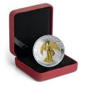 2018 (1918-) Canadian $20 First World War Battlefront Series: Armistice of Compiègne 1 oz Fine Silver & Gold-plated Coin